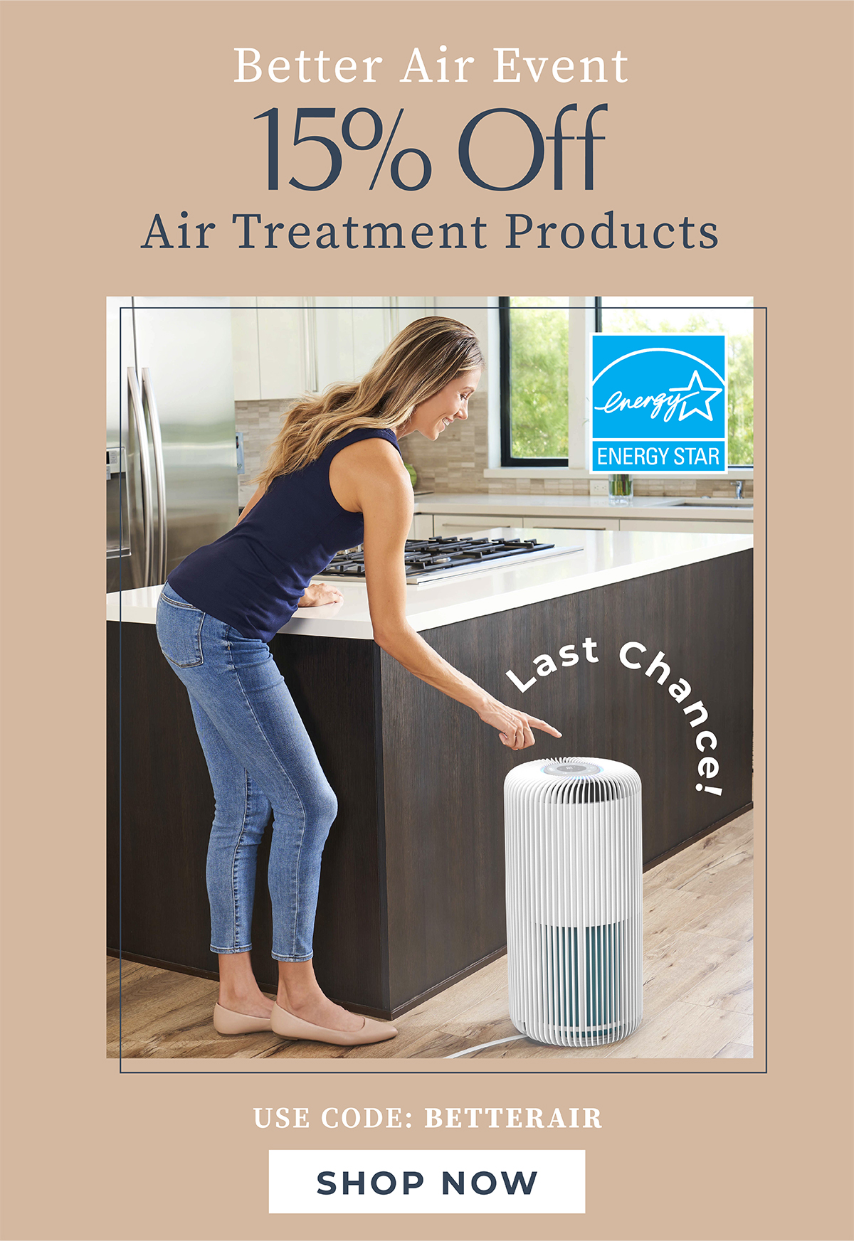 Better Air Event 15% Off Air Treatment Products