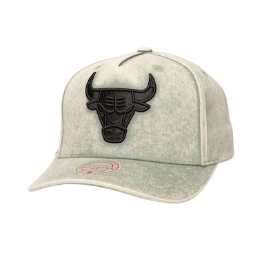  Mitchell & Ness Gray  Washed Out Tonal Logo Snapback Hat