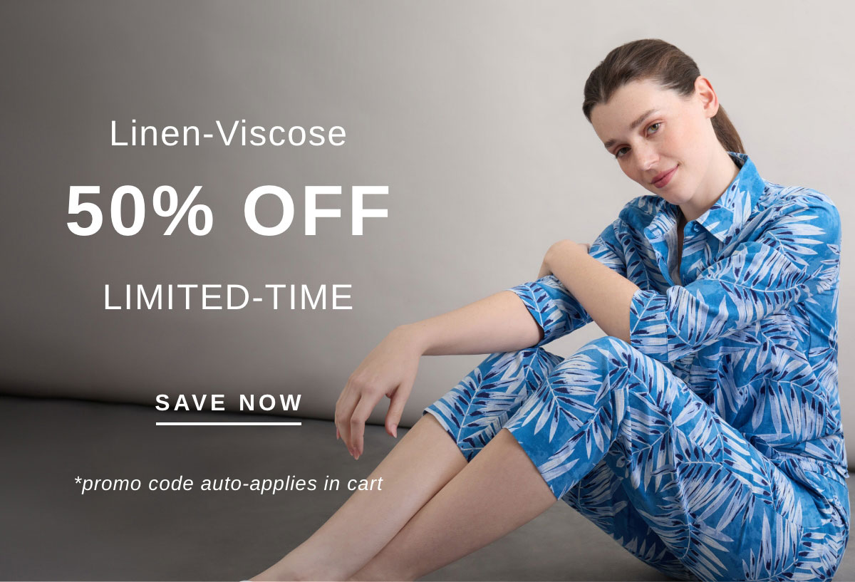 Linen-Viscose 50% OFF LIMITED-TIME | SAVE NOW