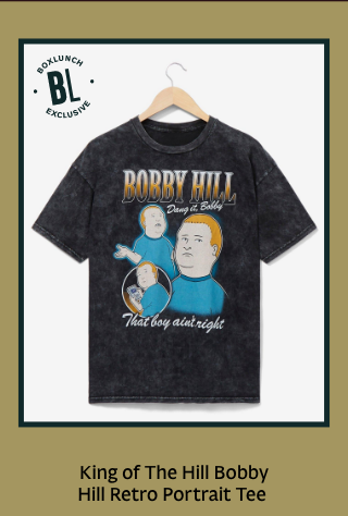 King of The Hill Bobby Hill Retro Portrait Tee