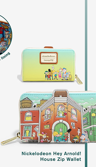 Nickelodeon Hey Arnold! House Zip Wallet