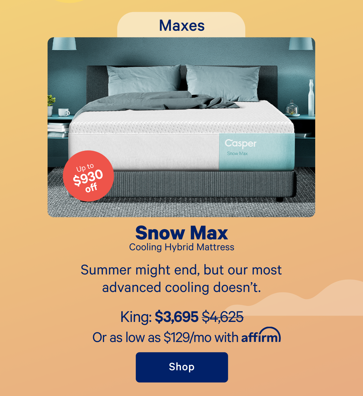 Snow Max Cooling Hybrid Mattress >> Shop >>