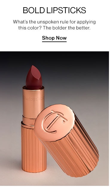 BOLD LIPSTICKS: What’s the unspoken rule for applying this color? The bolder the better. Shop Now