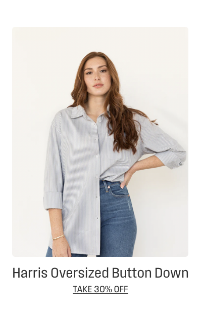 Shop Harris oversized button down