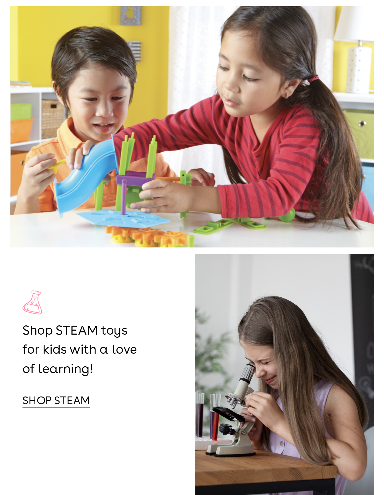 Shop STEAM toys for kids with a love of learning!