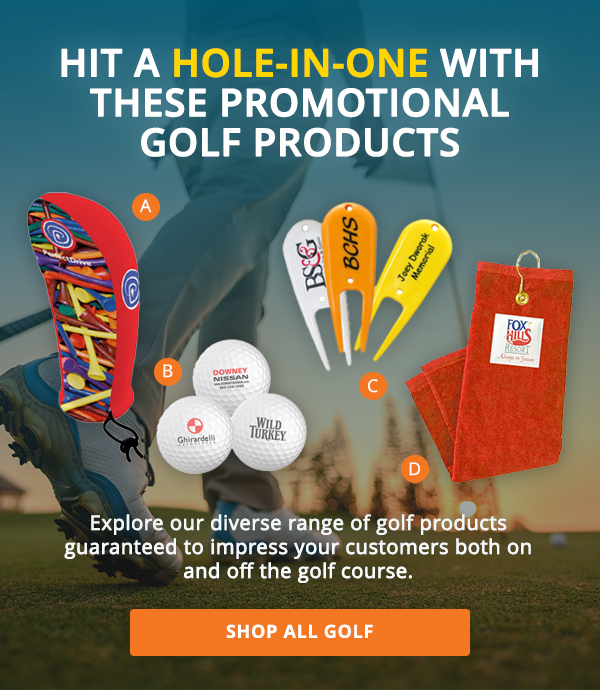 Hit a Hole-in-One with These Promotional Golf Products - Explore our diverse range of golf products guaranteed to impress your customers both on and off the golf course.