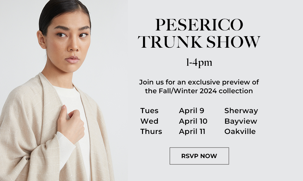 Peserico Trunk Show