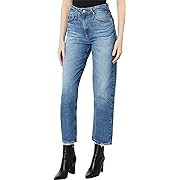 Rian Ultra High Rise Ankle Straight Jean in 15 Years Restart