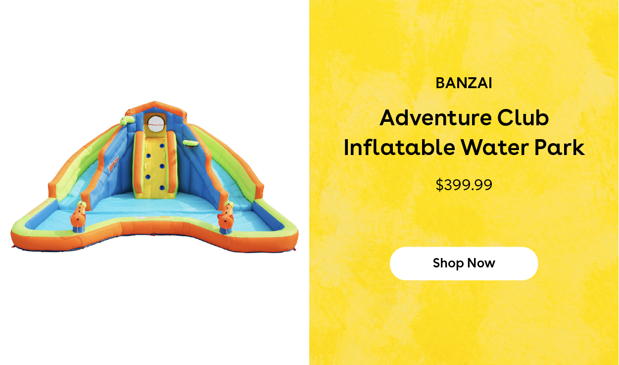 Banzai Adventure Club Inflatable Water Park $399.99 Shop Now