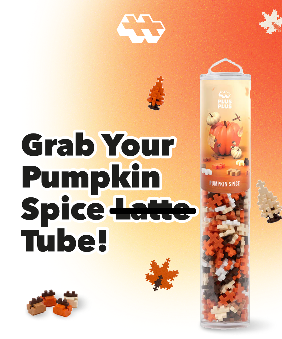 Grab Your Pumpkin Spice Latte (text crossed out) Tube! - Builds of pumpkins, leaves, and trees.