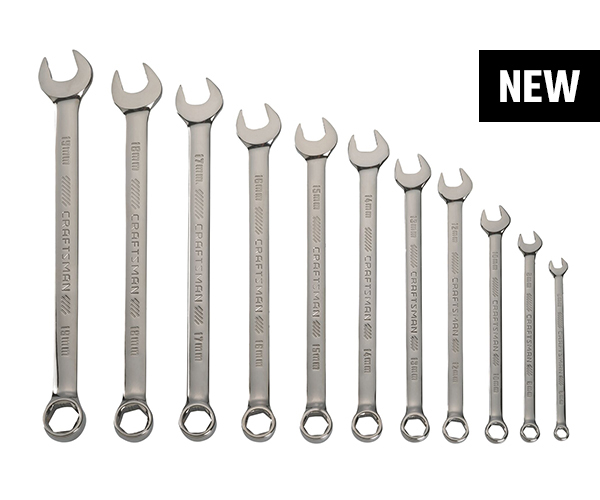 11pc OVERDRIVE™ MM Wrench Set