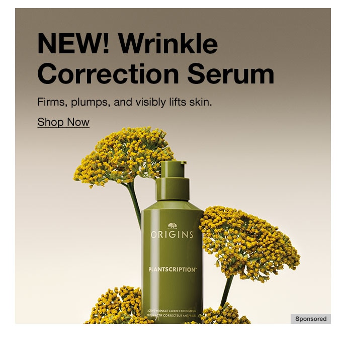 New! Wrinkle Correction Serum, Shop Now