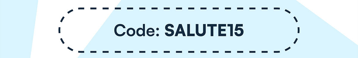 Code: SALUTE15