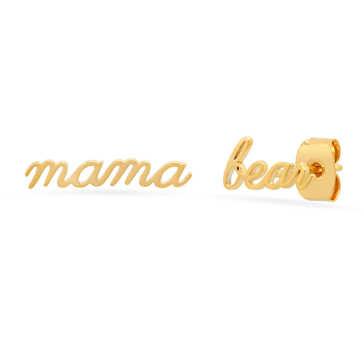 Image of Mama Bear Script Earring