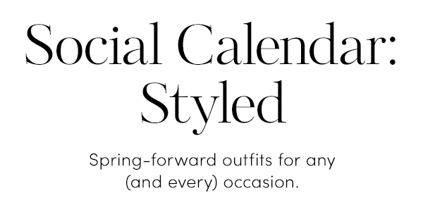 Social Calendar : Styled