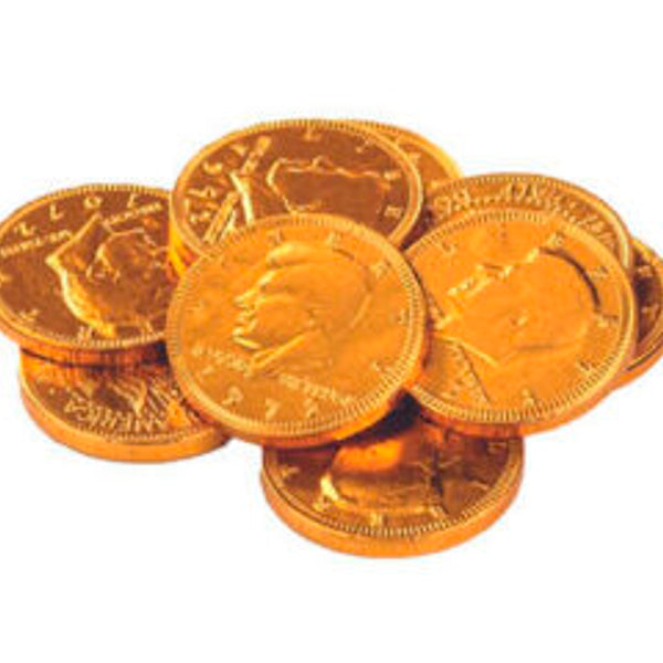 Milk Chocolate Gold Foil Coins            (12 oz)