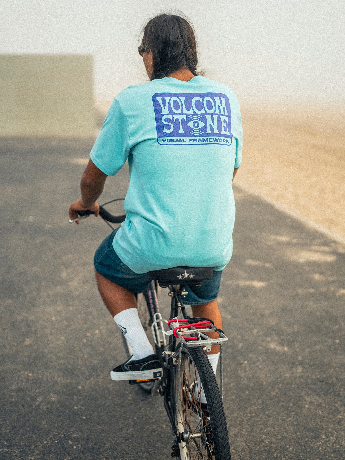 Image of Viz Fray Short Sleeve Tee - Crete Blue