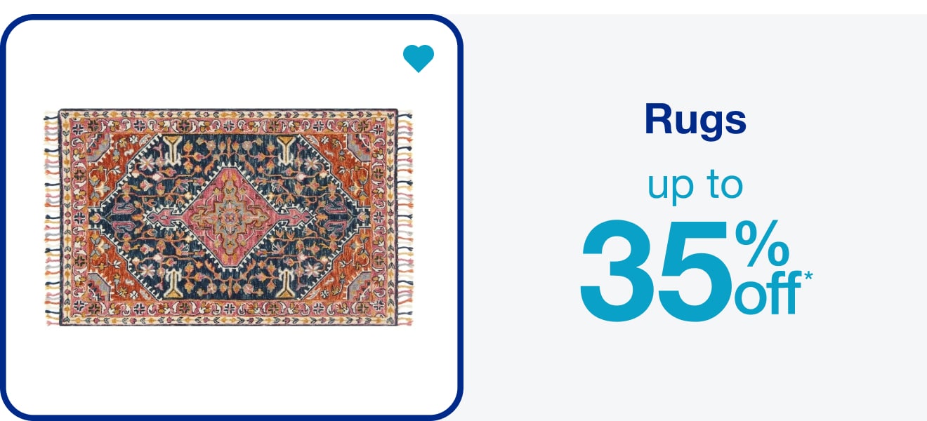 Up to 35% Off Rugs â€” Shop Now!