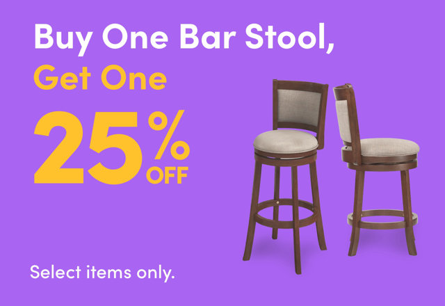 Buy One Barstool, Get One 25% OFF