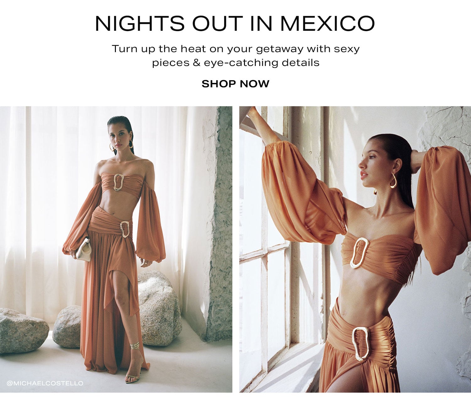 Nights Out in Mexico: Turn up the heat on your getaway with sexy pieces & eye-catching details - Shop Now