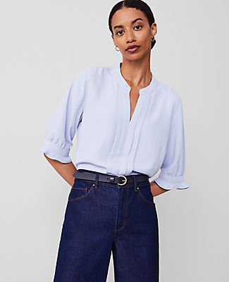 Pleat Neck Popover