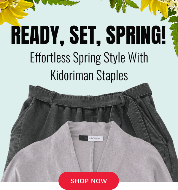 ready, set, spring - Effortless Spring Style with Kidoriman Staples