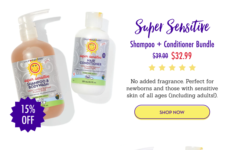 (NO FRAGRANCE) SUPER SENSITIVE™ SHAMPOO + CONDITIONER BUNDLE