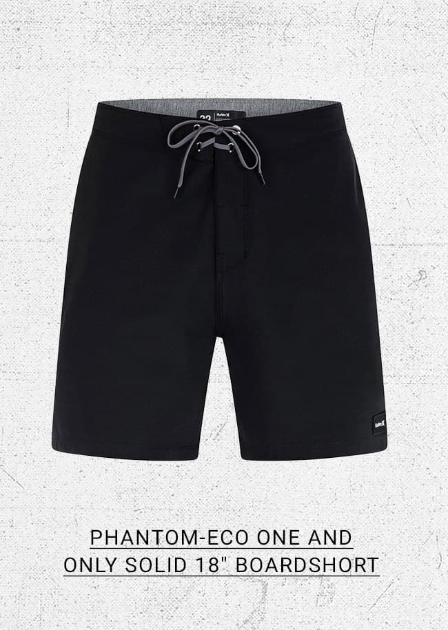 Phantom-Eco One And Only Solid 18'' Boardshort