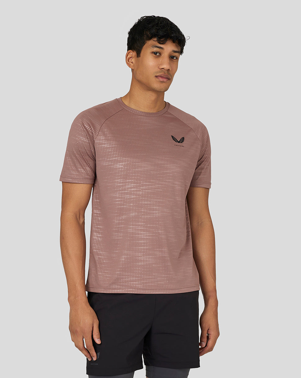 Image of Men’s Flow Short Sleeve Printed T-Shirt - Peach Clay