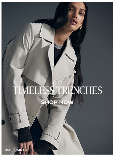 Discover Your New Favorite Winter Jacket: Up to 50% Off: Timeless Trenches - Shop Now