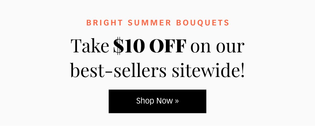 $10 Off Sitewide! Shop Now »