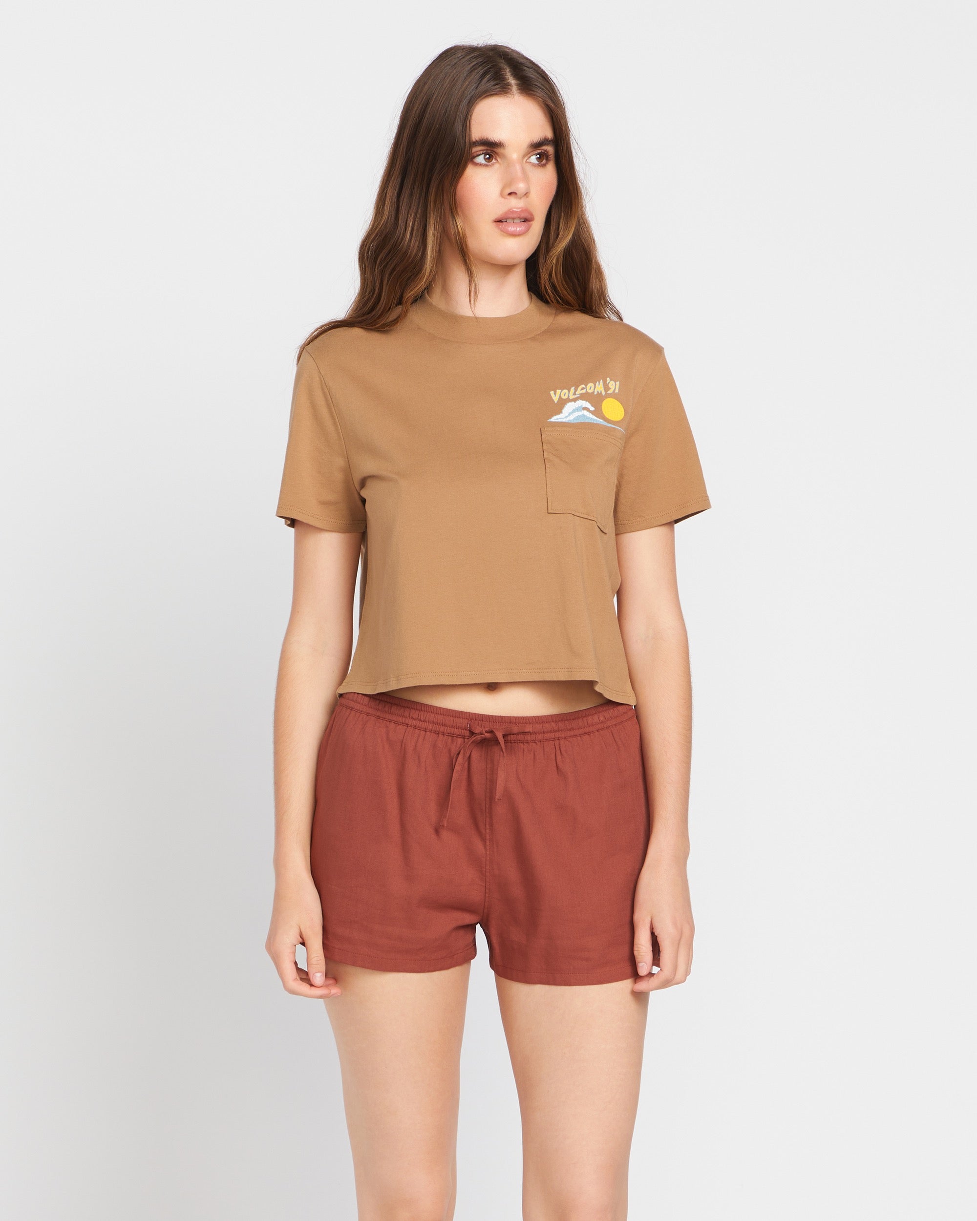 Image of Pocket Dial Tee - Vintage Brown