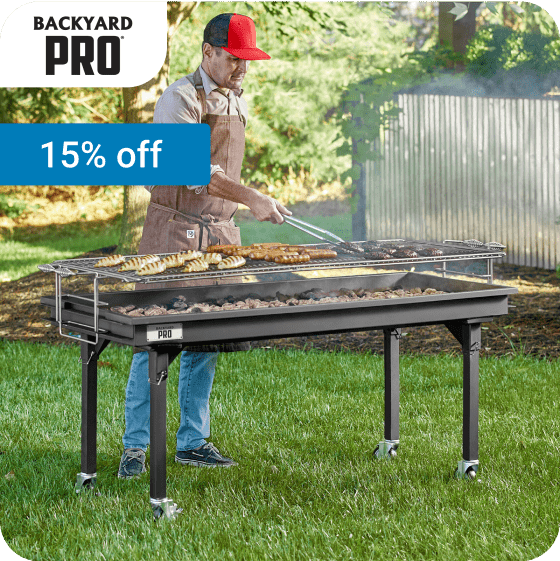 15% off Backyard Pro Grills