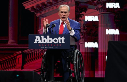 Photo: Greg Abbott Faces New Republican Test