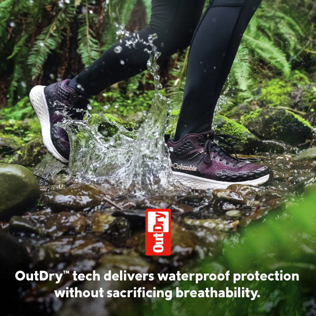 OutDry tech delivers waterproof protection without sacrificing breathability. 