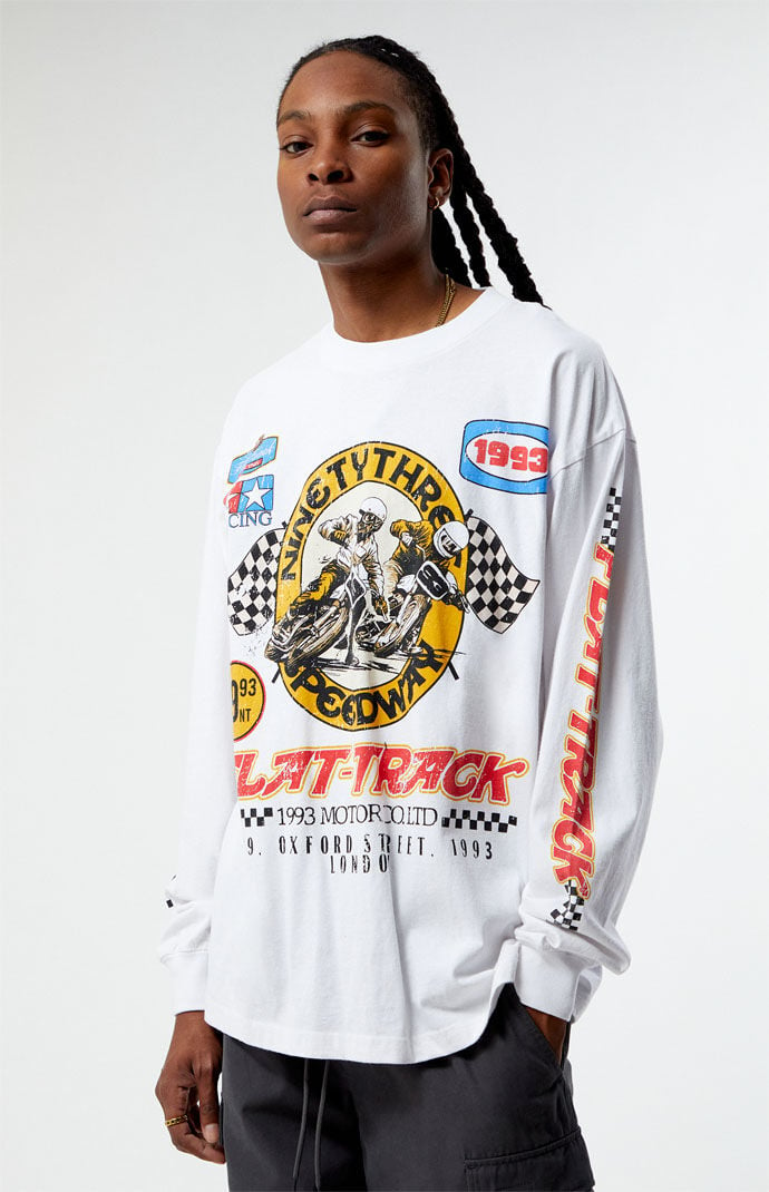 Image: Flat Track Oversized Long Sleeve T-Shirt