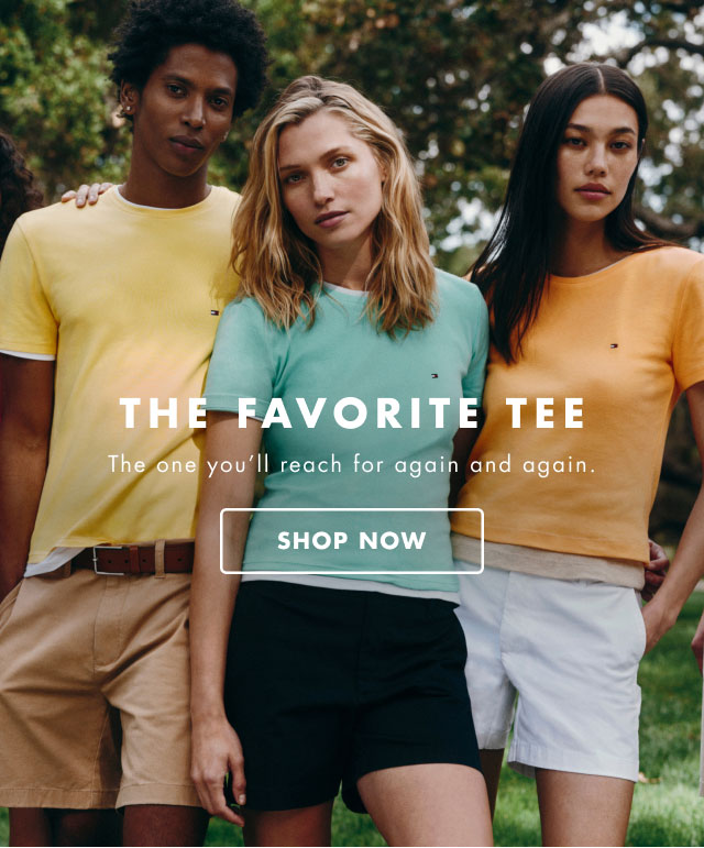 The favorite tee                                            The one you'll reach for again and again. Shop now                                         