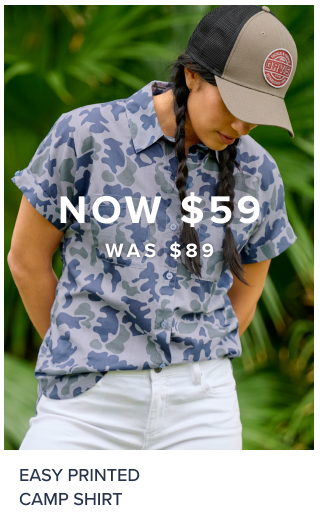 Now $59 Was $89 Easy Printed Camp Shirt