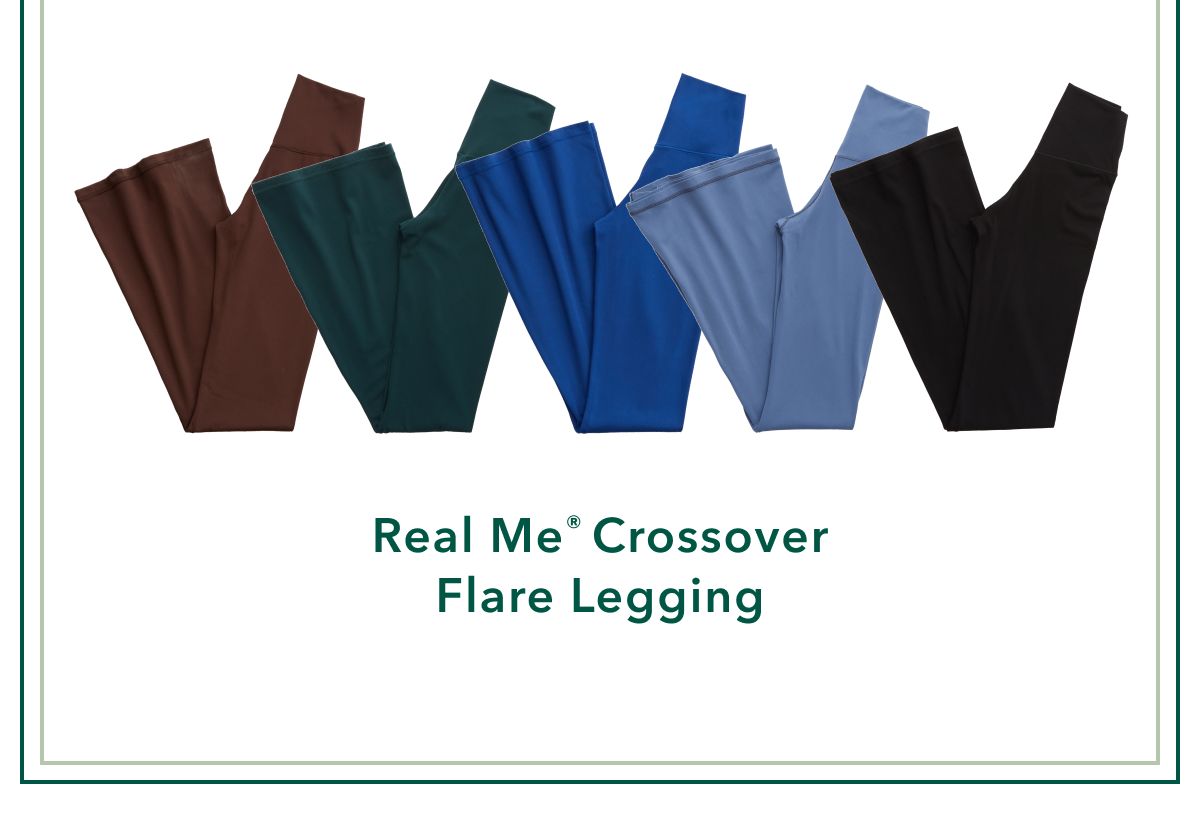 Real Me® Crossover Flare Legging