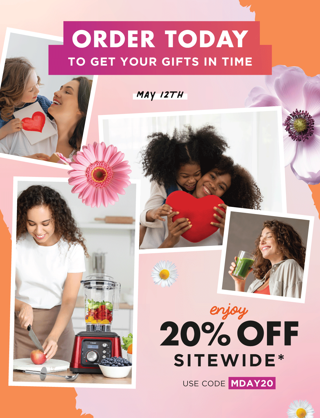 Happy Mother's Day! Enjoy 20% off sitewide with code MDAY20. Valid thru 5/13/24.