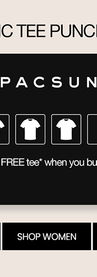 graphic tee punch card. get a free tee* when you buy four! shop womens