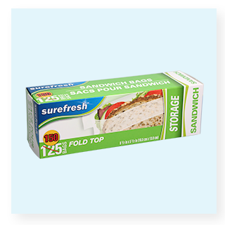 Sure Fresh 150-ct. plastic sandwich bags