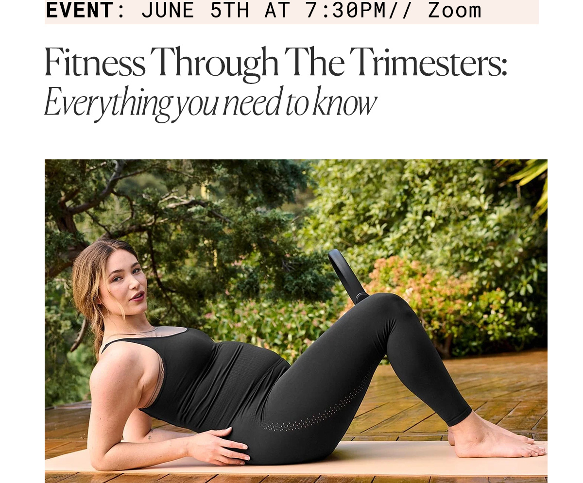 EXPERT Q&A Event: June 5th @ 7:30pm on Zoom Fitness Through The Trimesters With Katie Breard, Pre + Postnatal Fitness Coach