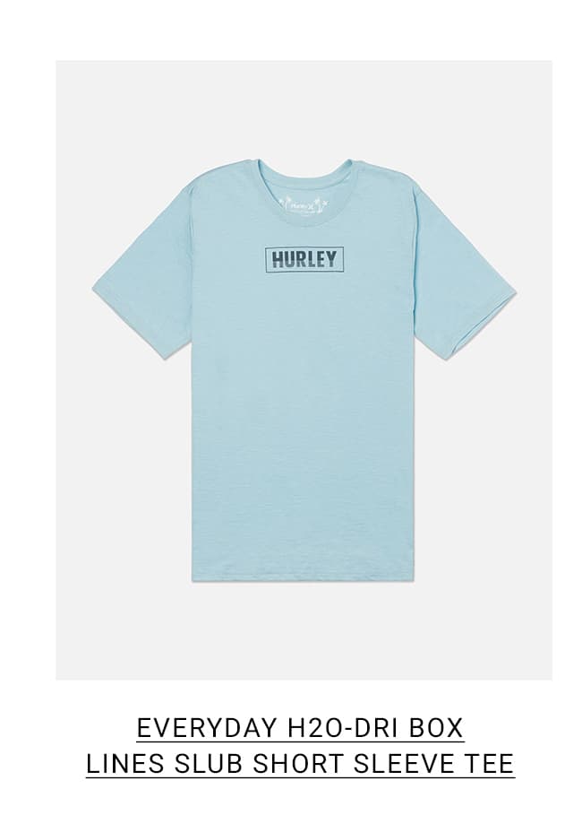 Everyday H2o-dri Box Lines Slub Short Sleeve Tee