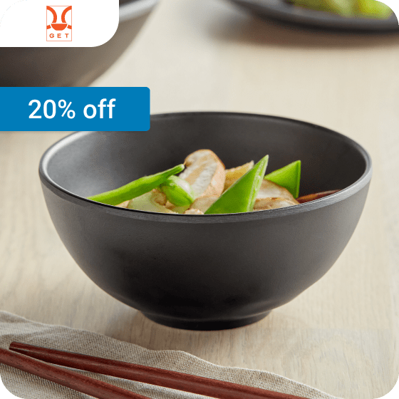 20% off GET Melamine Dinnerware