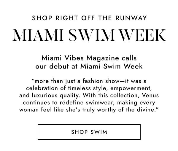 MIAMI SWIM WEEK