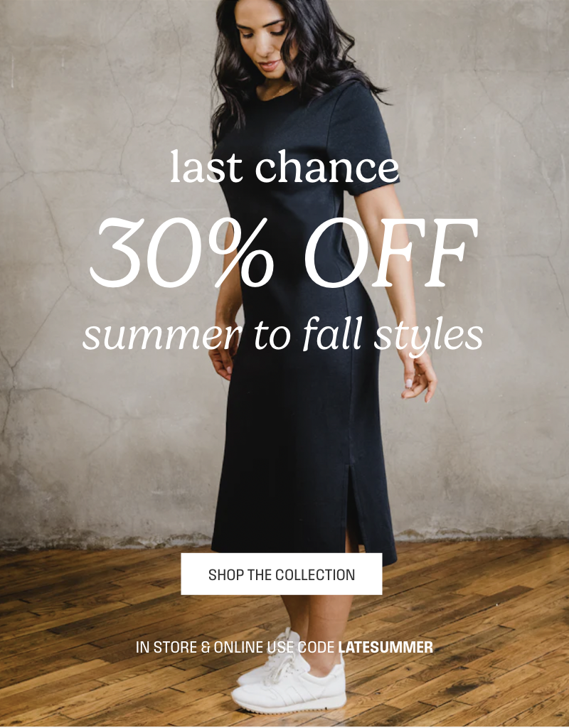 Ending soon, 30% off signature styles