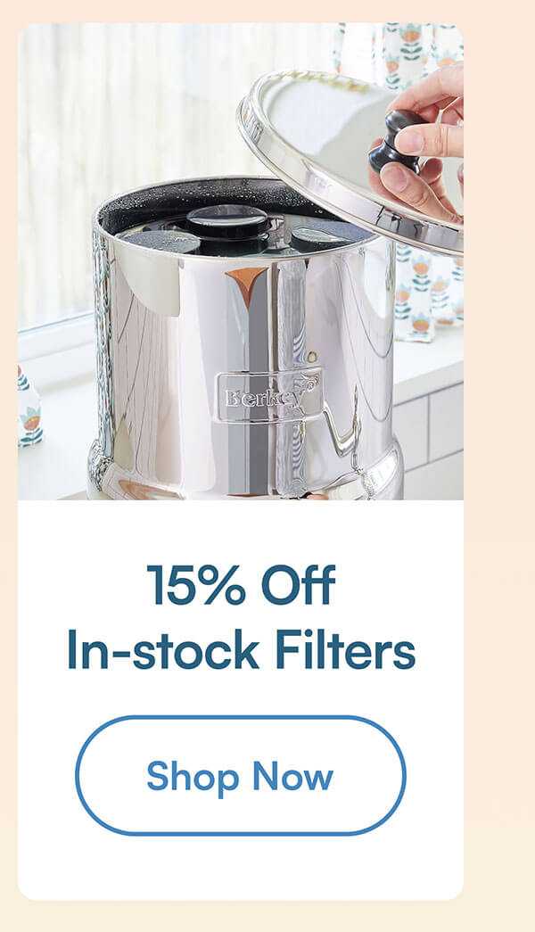 15% Off In-stock Filters