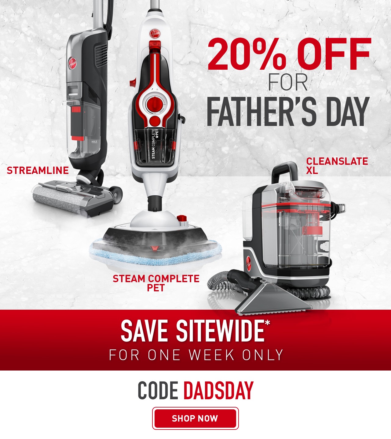 Save 20% For Father's Day