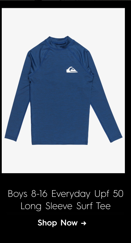 Boys 8-16 Everyday UPF 50 Long Sleeve Surf Tee